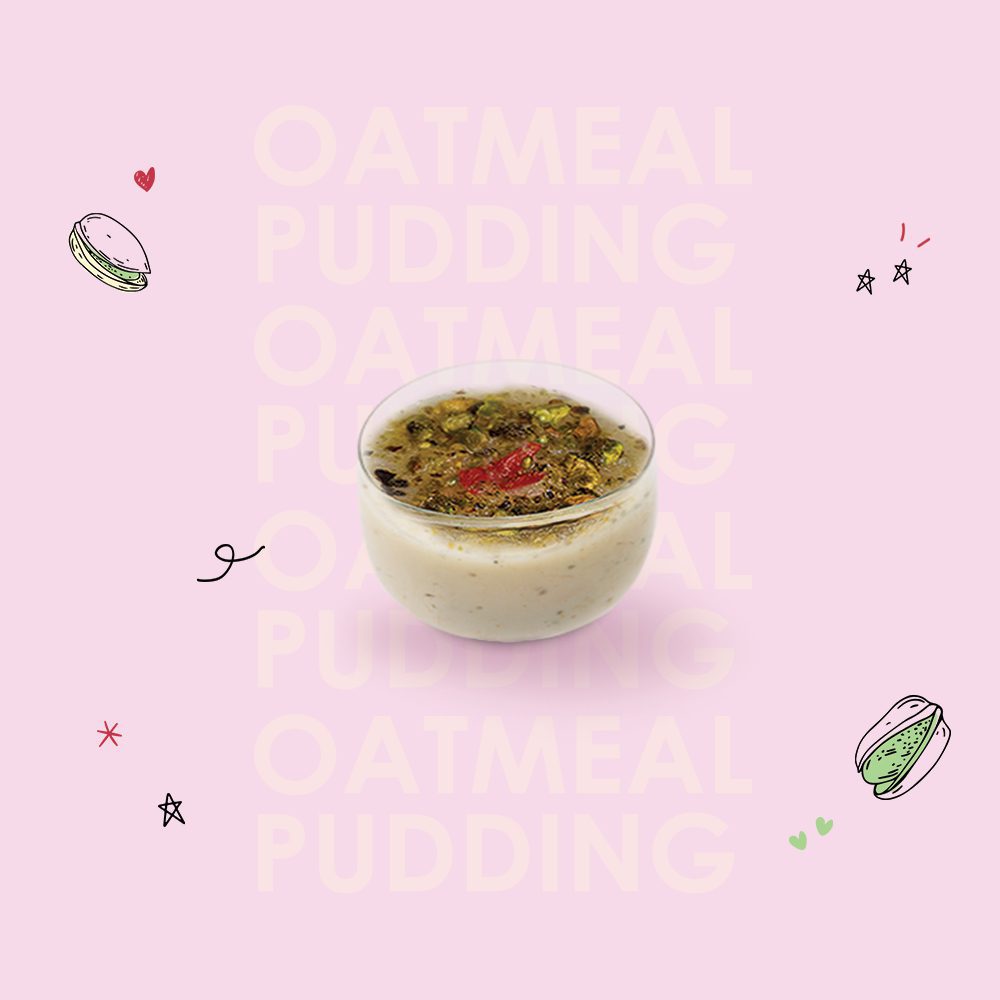 healthy oat pudding